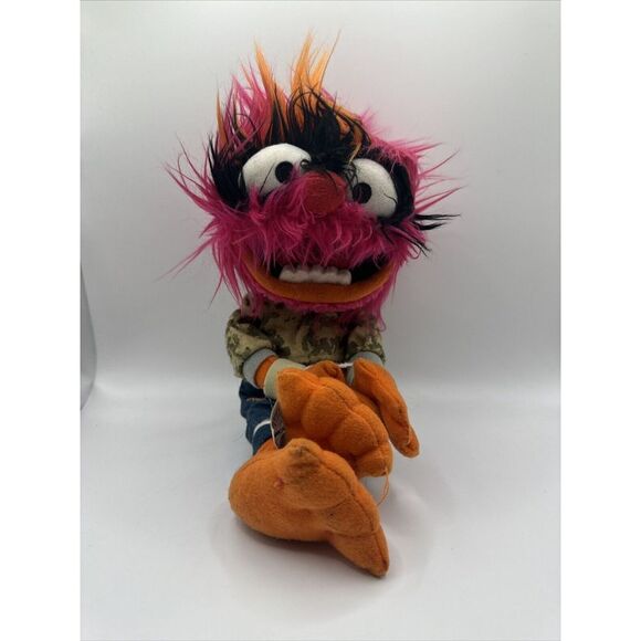 The Muppets Babies Animal Plush Disney Store Camo Hoodie Stuffed 12" Doll Toy - Picture 2 of 5